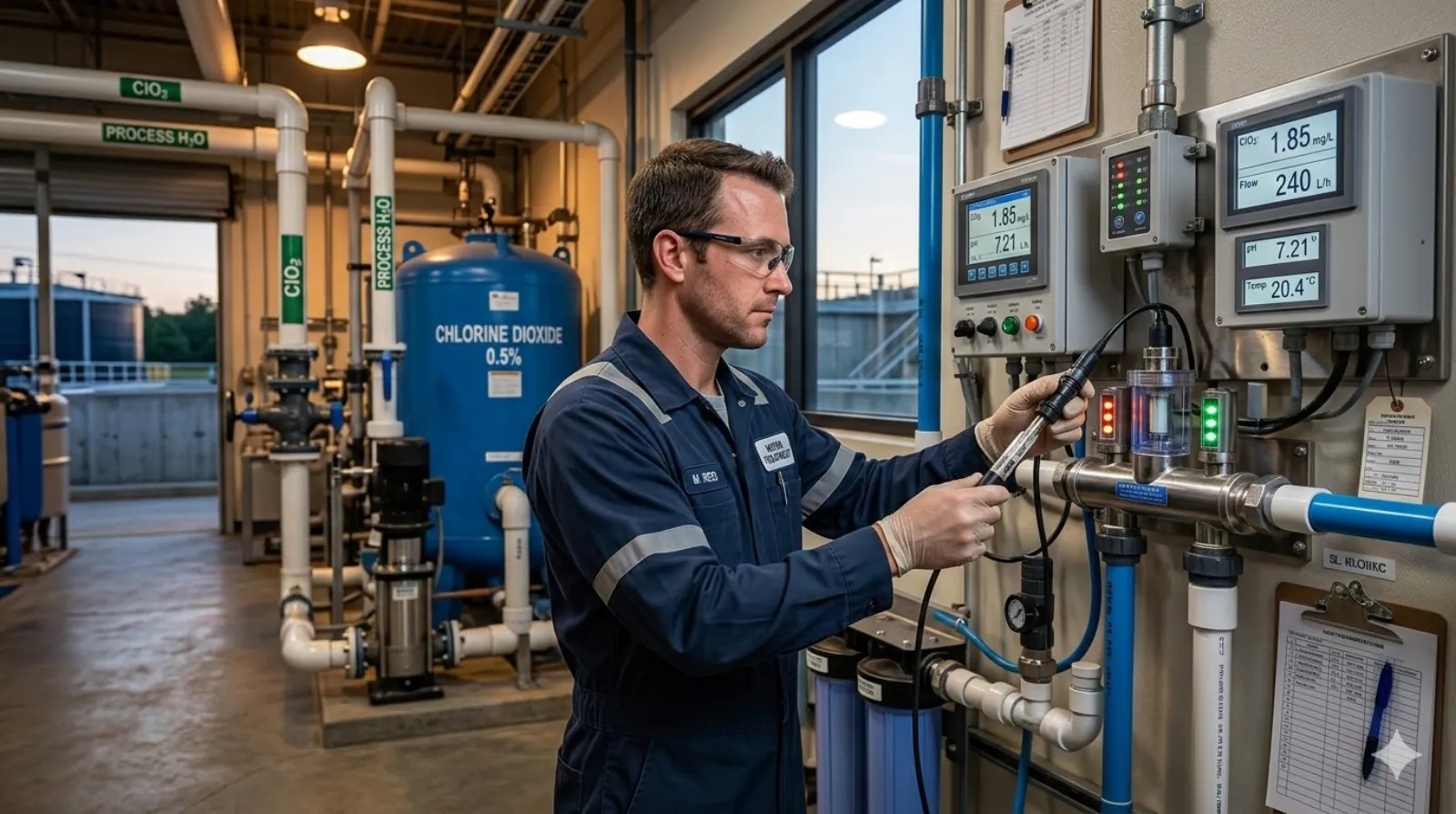 ClO2 Monitoring in Water Treatment Guide