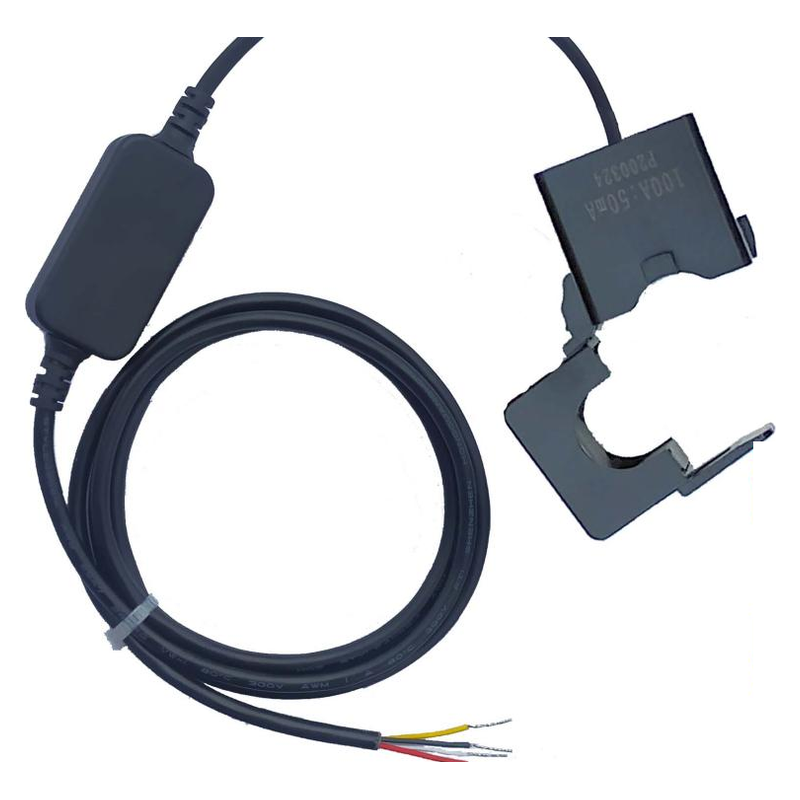 CT-100 חיישן זרם מפוצל RS485 Modbus - חיישן זרם מפוצל שנצמד על מוליך חי ומדווח ב-RS485 Modbus. מאשר שחמצנית, משאבה או מפוח באמת עובדים, ולא רק שהם דלוקים.