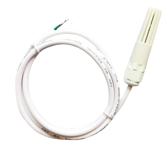 TVOC-100 RS485 Air Quality Sensor - RS485 Modbus air quality sensor measuring TVOC (0-60000 ppb) and equivalent CO2 (400-60000 ppm) for greenhouses, storage rooms, and facility monitoring.